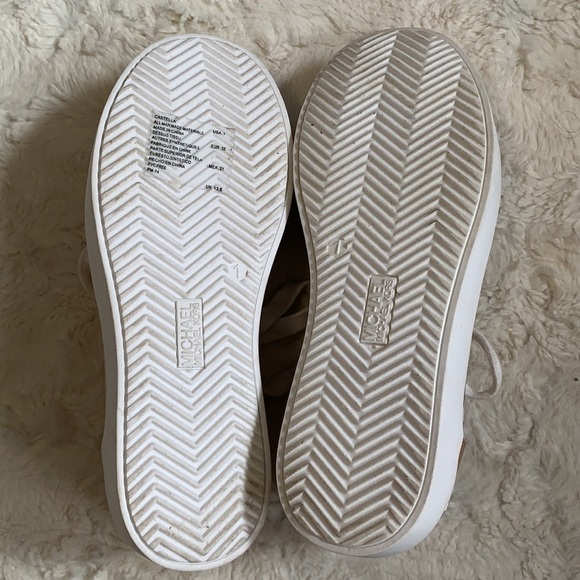 MICHAEL Kors Junior Castella tan monogram Trainers sneakers - Picture 9 of 9